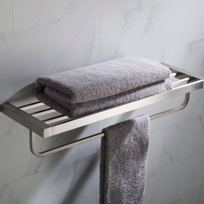 Tablette décorative avec barre à serviettes Stelios