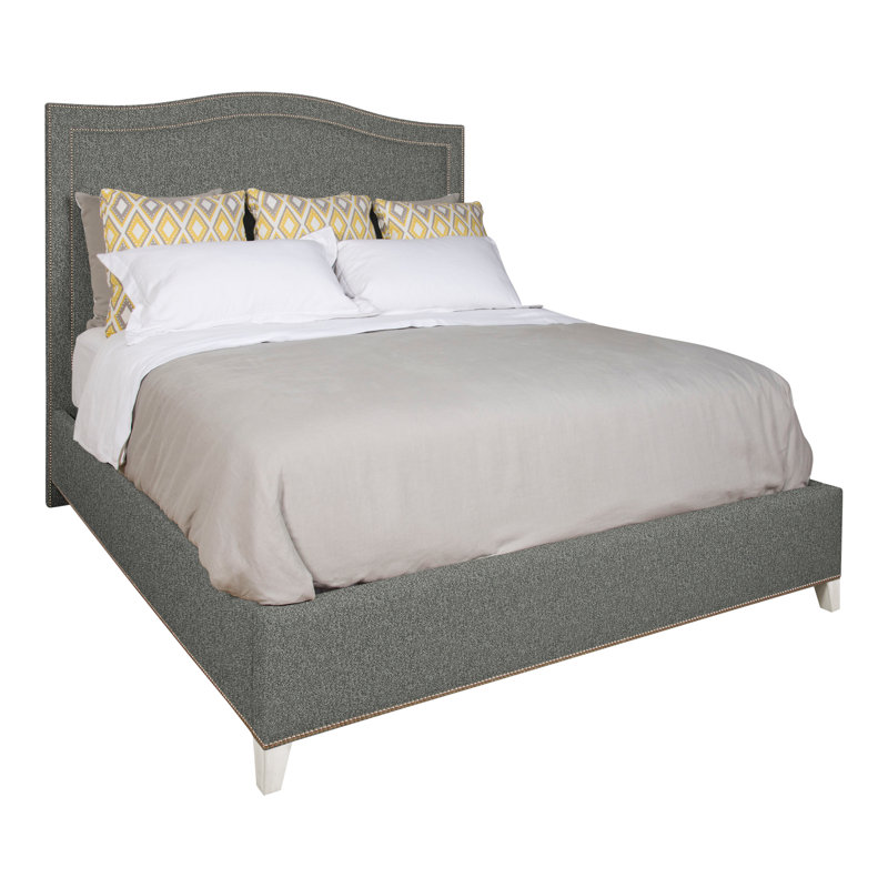 Caroline/Casey Upholstered Bed, Ian Pewter, Casa Blanca, Yes