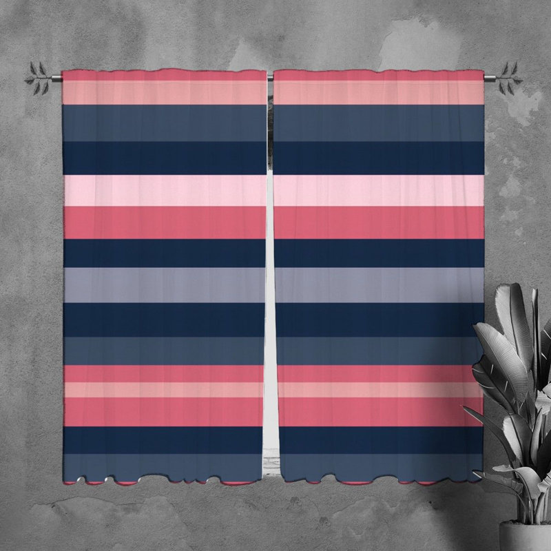 Paire de rideaux obscurcissant en polyester Bhawari, L 40 po x L 82 po