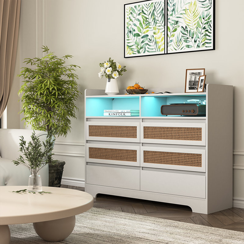 Commode d'appoint Cedell, H 38,5 po x l 47 po x P 15 po