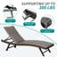 Chaise longue d'extérieur en osier 2 pièces