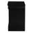 Black 2-Drawer Nightstand