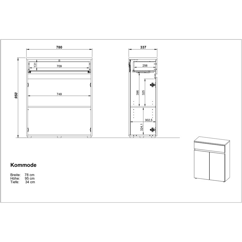 Kena Freestanding Bathroom Cabinet