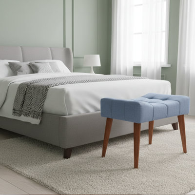 Banc rembourré en polyester Kahmiah