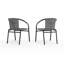 Ensemble de 2 chaises de restaurant Arthor Rattan-667174577