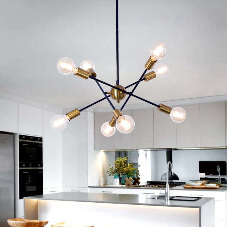 Ayelin 8 - Light Sputnik Sphere Chandelier(one box only incomplete) 