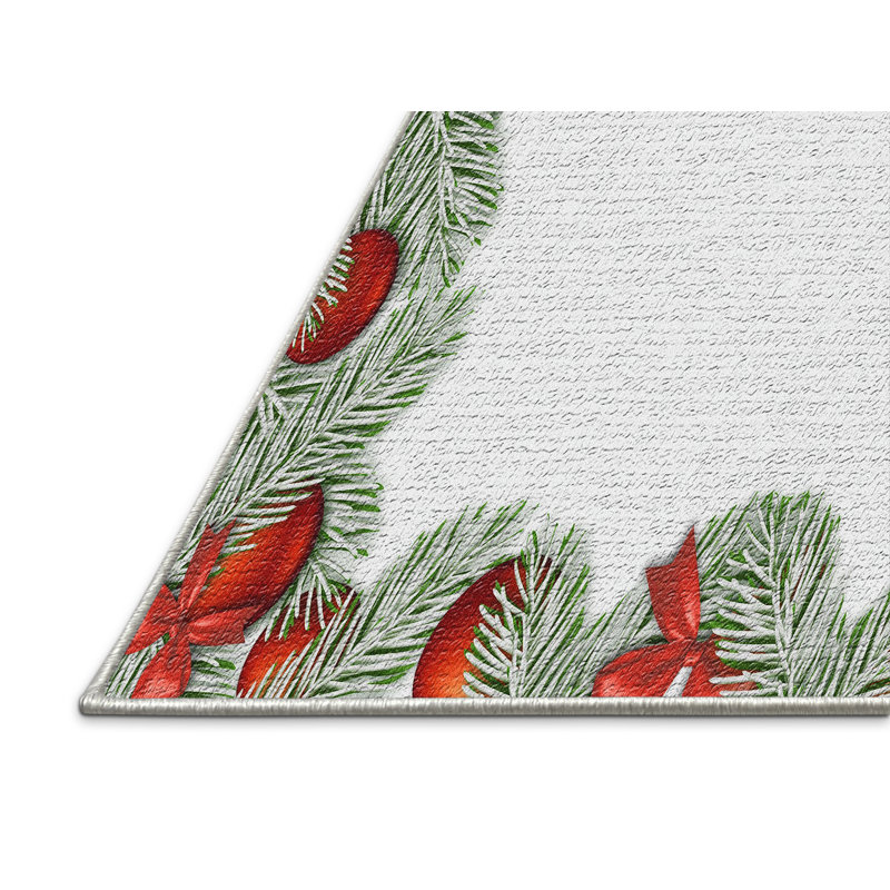 Floral Indoor Rug, Rectangle 4' x 6'