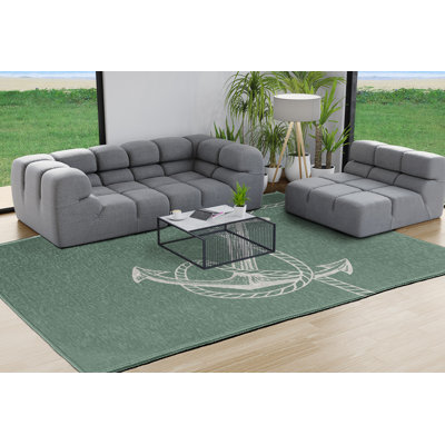 Tapis sauge Flatweave