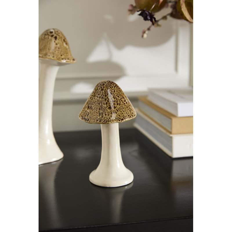 Figurine mouchetée champignon 3,75 po x 6,5 po
