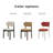 Ocean Wooden Dining Chairs Mid Century Upholstered Modern Kitchen Table Chairs for Room Furniture with Durable Premium Ergonomic Design (Ocean, First-grade beech wood)-1578769985-1578769984
