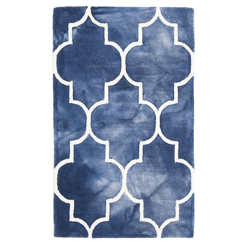Berman Hand Tufted Wool Geometric Rug, Rectangle 2' x 3'
