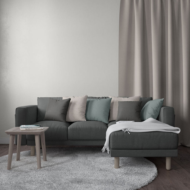 Tissu uni Abbeyshea Bedrock, Gris