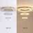 Eulean 31.5" Modern Dimmable 3 Tiered LED Flush Mount Crystal Chandelier