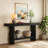 63" Solid Wood Console Table, Farmhouse Entryway Table For Hallway, Entrance, Living Room, Easy Assembly-908148888