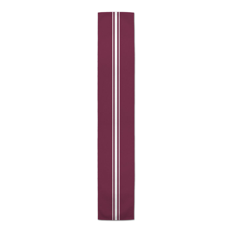Chemin de table Bundage, 72 po x 16 po, Mauve
