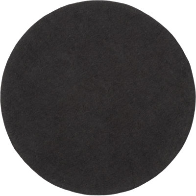 Round Wool Hand Woven Shaggy Area Rug
