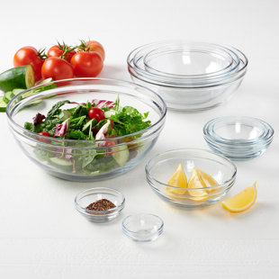 GLASS BOWL SET 10PC