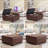 Bulhary Faux Leather Ottoman-402762834