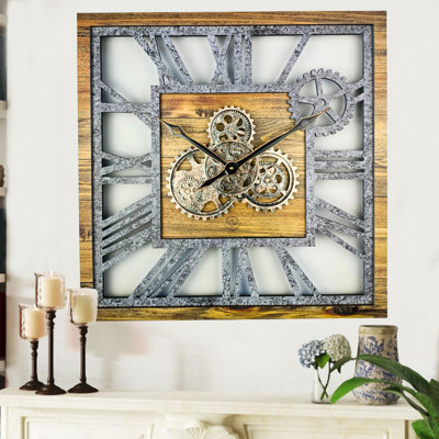 Solid Wood Wall Clock