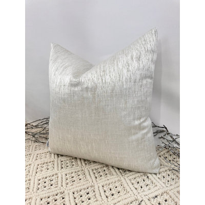 Abstract Beige Square Cushion Cover