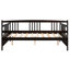 Lit de jour double - et à la mode pour le salon de la chambre à coucher, option de choix de construction solide, peut être ou lit, avec rangement supplémentaire inclus