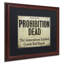 «Prohibition» par Jadaya, art textuel encadré-20095084-20095086-70649977