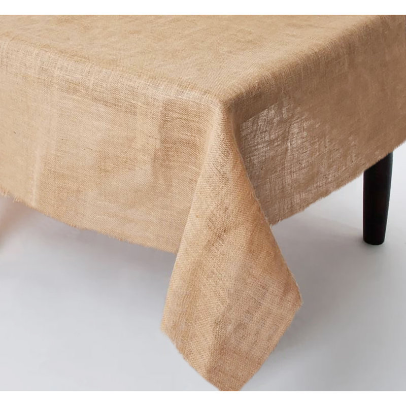 Yuridia Jute Tablecloth, 64" L x 40" W