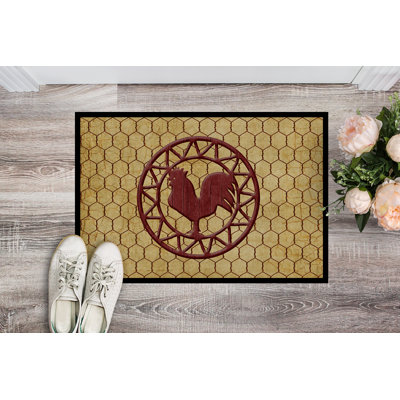 Non-Slip Geometric Indoor Doormat