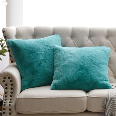 Heavy Faux Fur Throw Pillow Cover