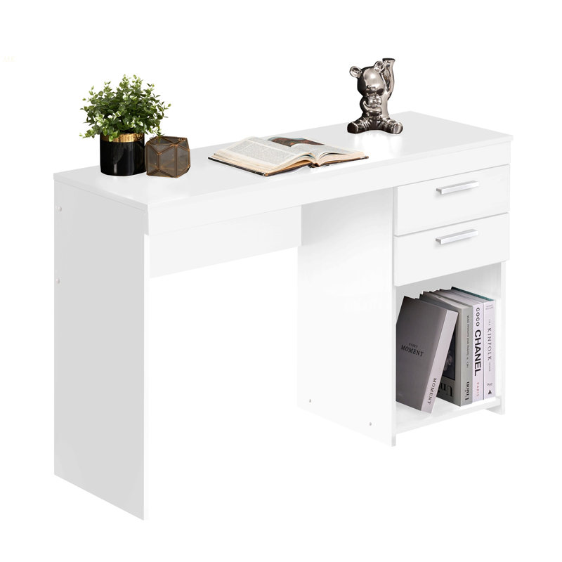 Poste de travail avec rangement Techni Mobile, Blanc