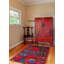 Tapis rouge Teimani 3 pi 7 po x 6 pi 4 po