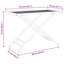 Table de patio pliante Vidaxl en bambou de 43,3 po x 21,7 po x 29,5 po