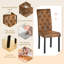 Adama 47cm H Tufted Upholstered Upholstered Back Parsons Chair in Brown
