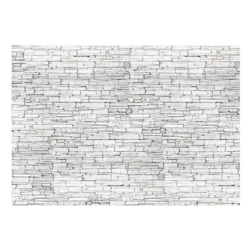Murale brique blanche Tsolag, L 3,42 po x l 59 po