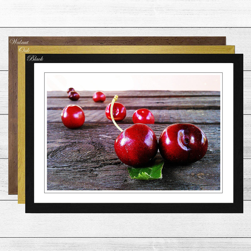 Single Picture Frame Print, Oak