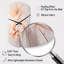 Crème orange abstraite Still Lifes - horloge murale cylindrique en métal Still Lifes, impression d'horloge murale asymétrique moderne-268092854