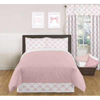 Ballerina and Ballet Bows 14" Bed Skirt by Sweet Jojo Designs