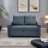 53.2'' Small Loveseat Pull-Out Sofa Bed - Adjustable Backrest-34823145