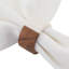 Branwen Two-Tone Design Wood and Raisin Napkin Rings (Set of 4)