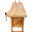 Établi 60 po en bois franc en caoutchouc avec 4 tiroirs, capacité de 330 lb, pour le garage, l'atelier et la maison