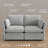 Stedman Modular 2-Seater Loveseat, Living Room Furniture-124238782-124279345