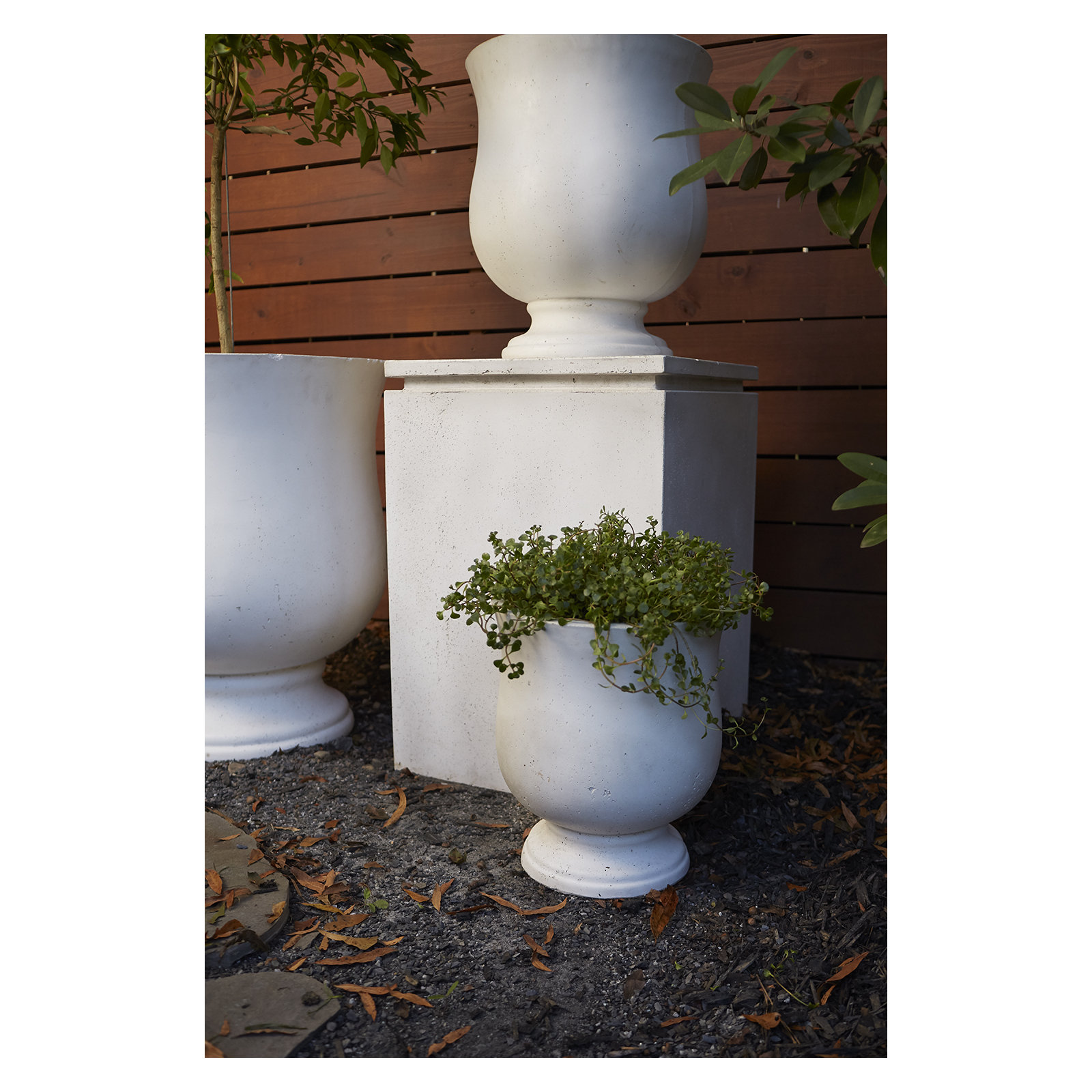 Handmade Urn Planter, 14.75" H x 12.5" W x 12.5" D