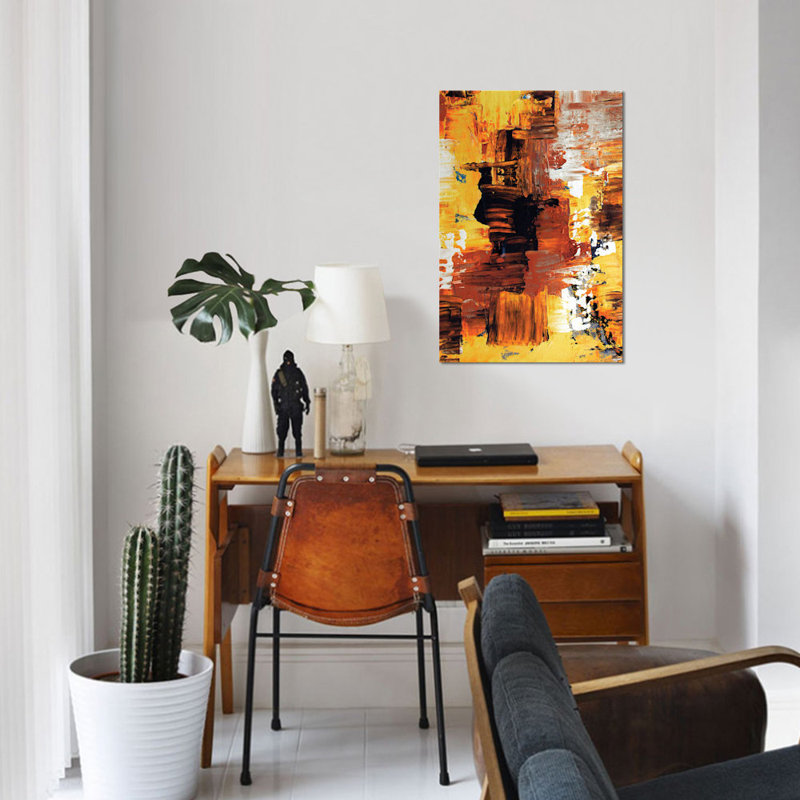 « light », impression sur toile, H 12 po x l 8 po x P 0,75 po, Pas de tapis, Toile tendue