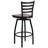 Lomonaco Swivel Counter Stool with Metal Frame-33495677