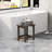 HIKHDPE All-weather Patio Adirondack Side Table Weatherproof & Durable Outdoor End Table-451755688