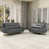 Gray Faux Leather