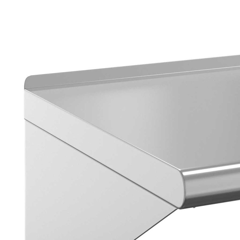 Annakate Stainless Steel Bracket Shelf, 31cm H x 50cm W x 45cm