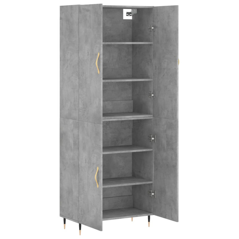 Armana 69.5cm Sideboard, Concrete Grey
