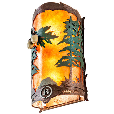 Rustic Lodge 2 - Light Flush Mounted Sconce