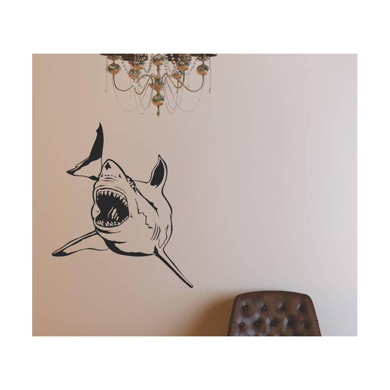 Décalcomanie murale shark